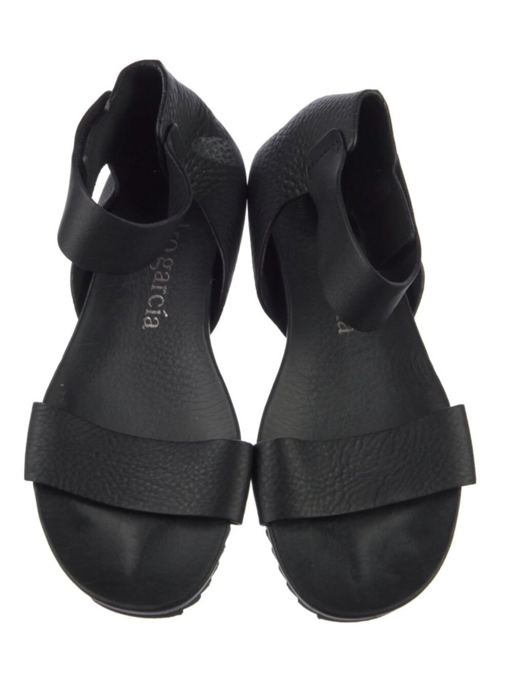 Pedro Garcia Black Leather Sandals